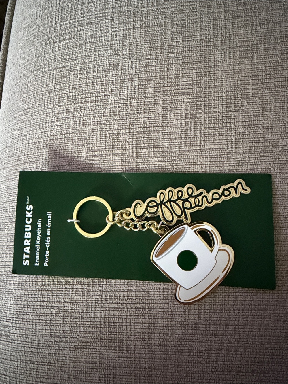 NWT STARBUCKS COFFEE KEYCHAIN - Picture 2 of 2
